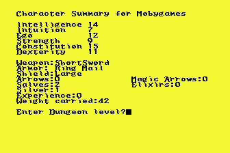 Curse of Ra screenshot 2 for Commodore 64
